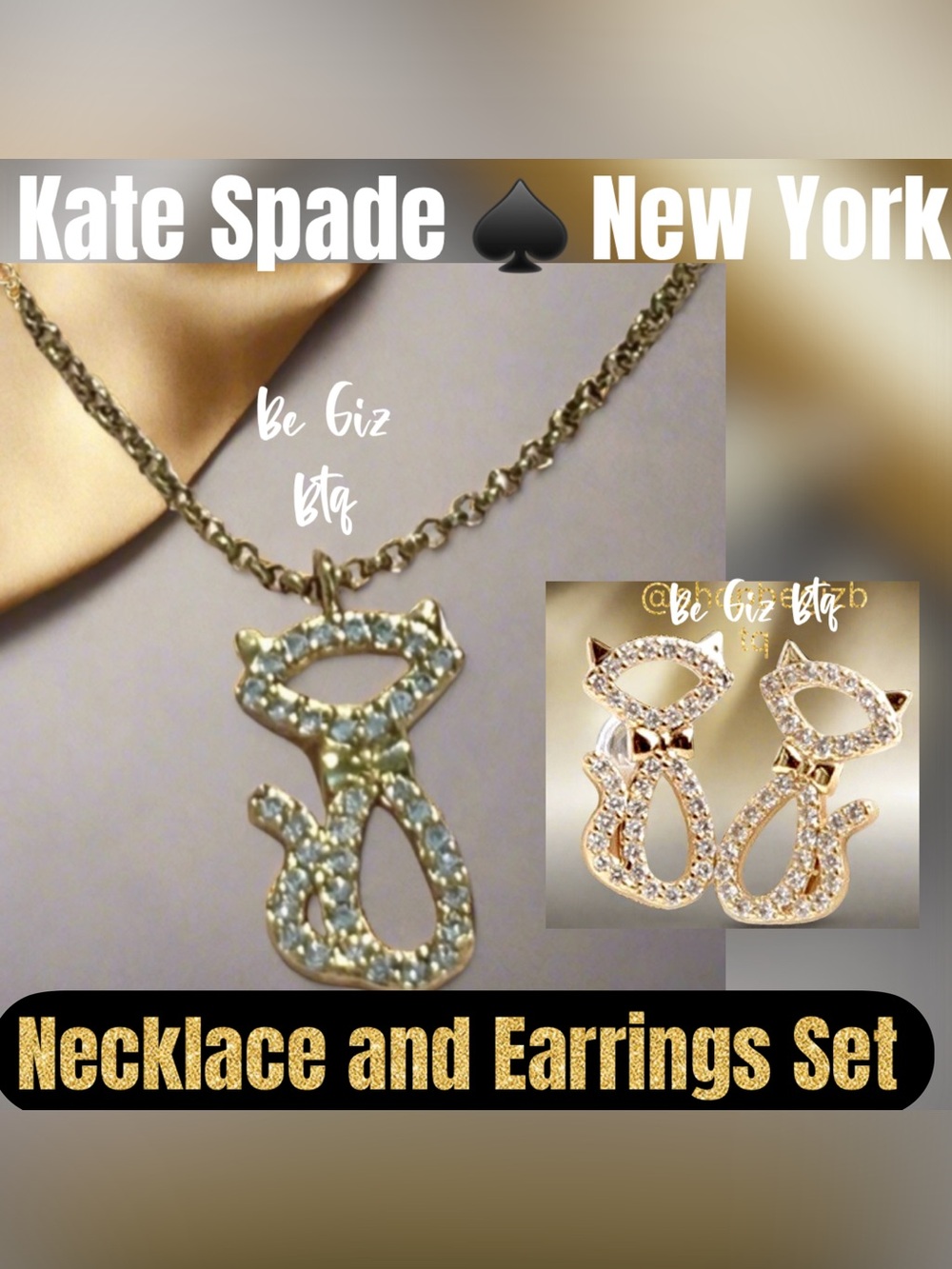 Authentic Kate Spade Special Promotion Bundle Jewelry Set To Buy Now and Save